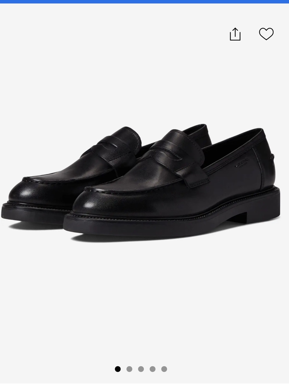 VAGABOND Alex Loafers in Black Size 36 EUC